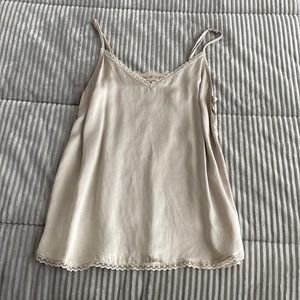 anthropologie silk cami